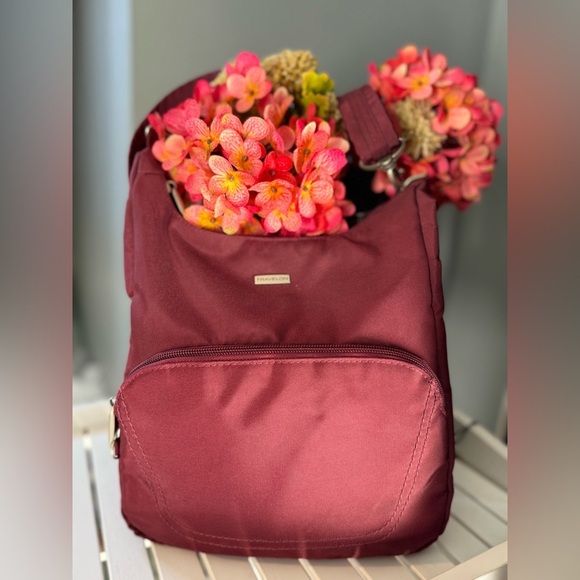 Travelon Handbags - Travelon Maroon Women's Backpack